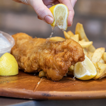 Bene’s in Dalkeith crispy fish and chips