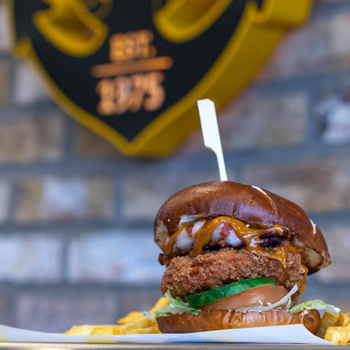 Bene’s in Preston Pans flame-grilled burger.  